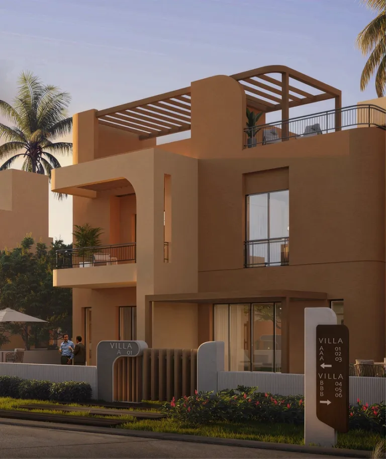 A soft curved brown home